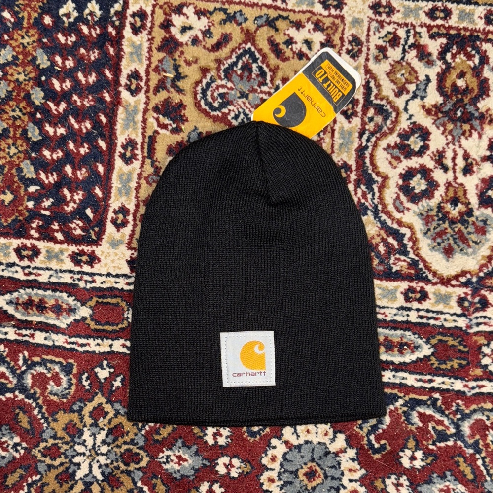 New Carhartt Beanie with Tags Black